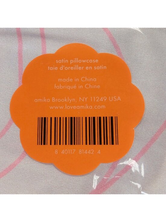 amika Other - Amika Satin Pillowcase w Pink Pattern for Hair & Skin Care Polyester Satin